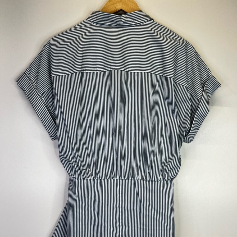 Lauren Ralph Lauren Striped tie front striped shirt - large - Picture 10 of 13